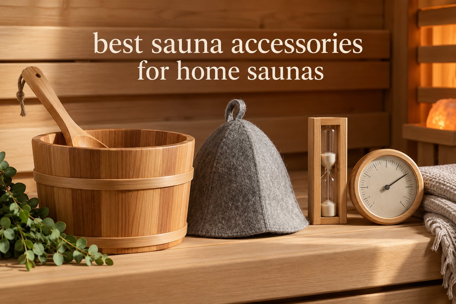 best sauna accessories for home saunas