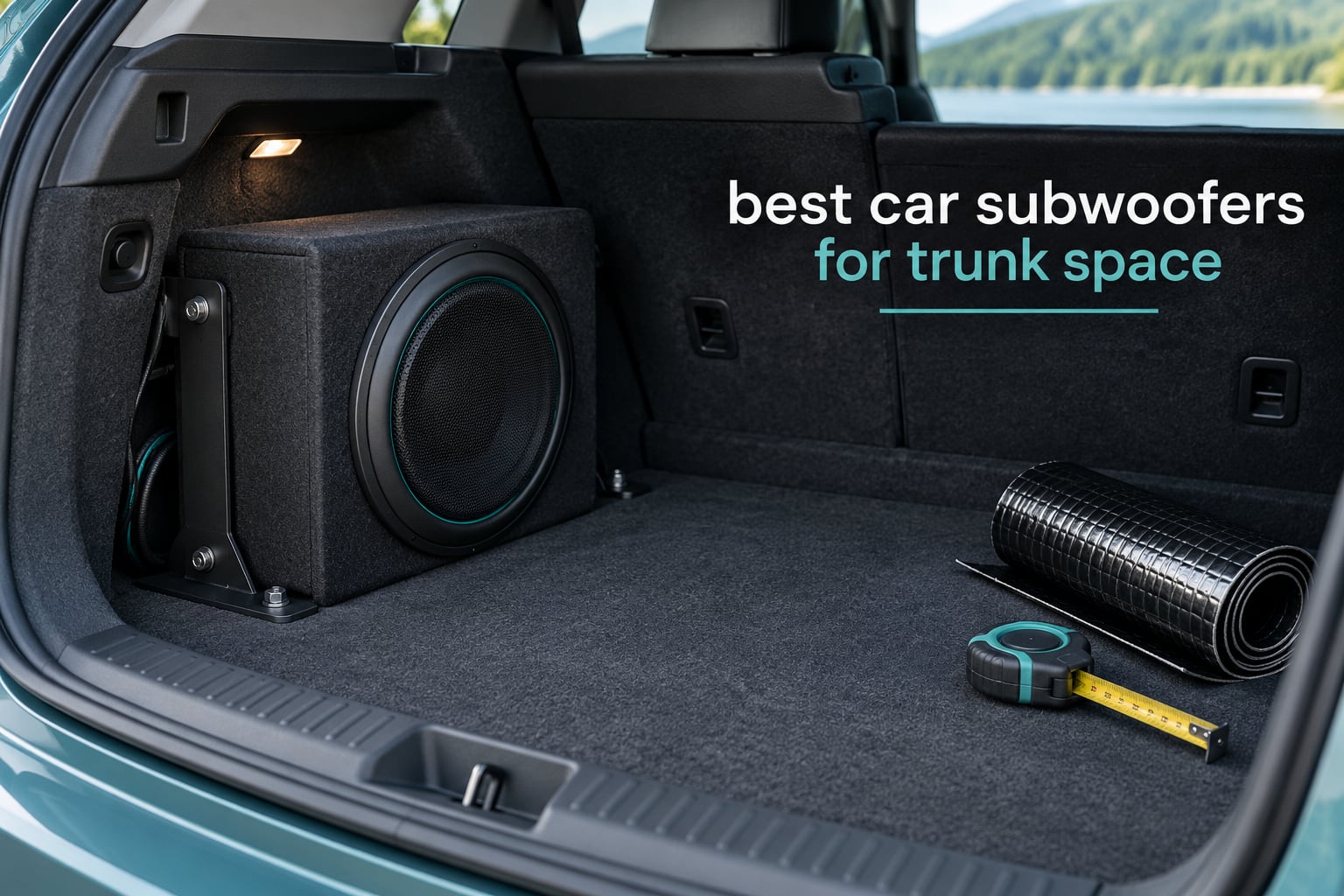 best car subwoofers for trunk space