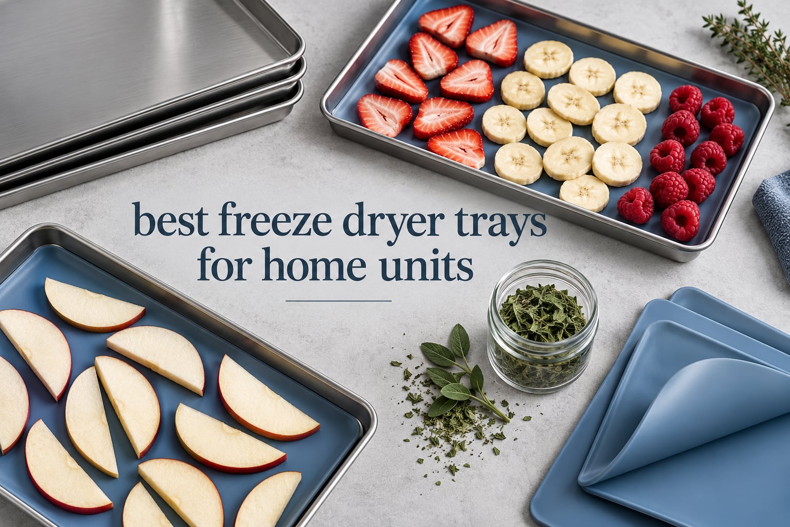 best freeze dryer trays for home units