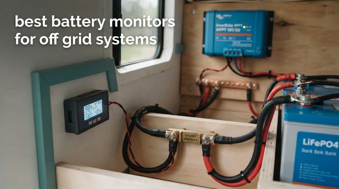 best battery monitors for off grid systems