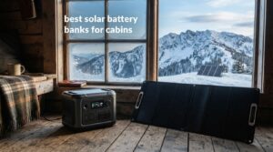 best solar battery banks for cabins