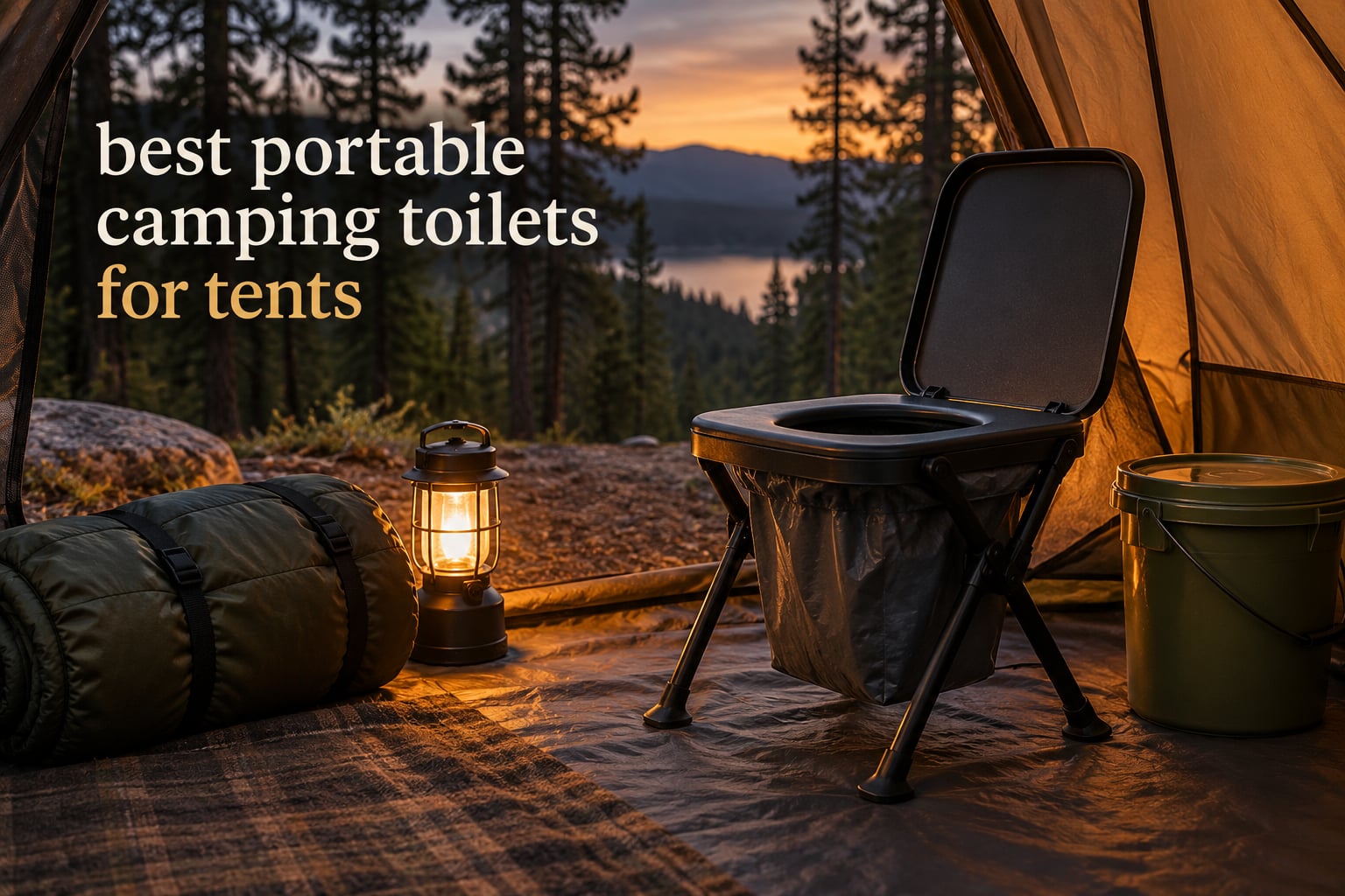 best portable camping toilets for tents