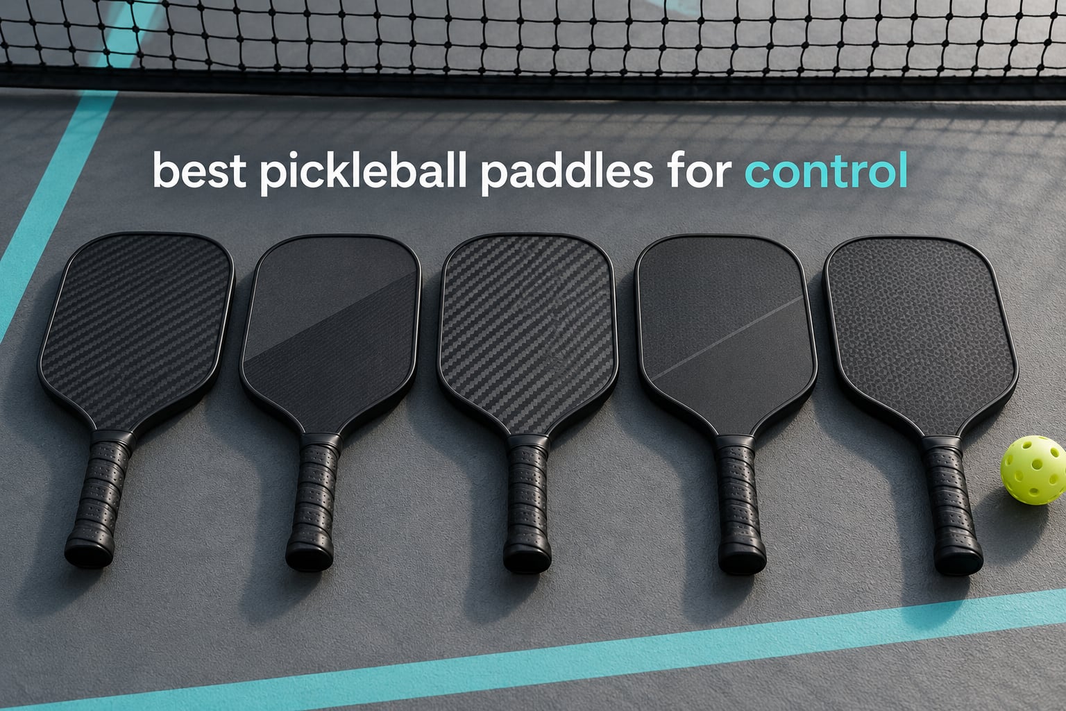 best pickleball paddles for control