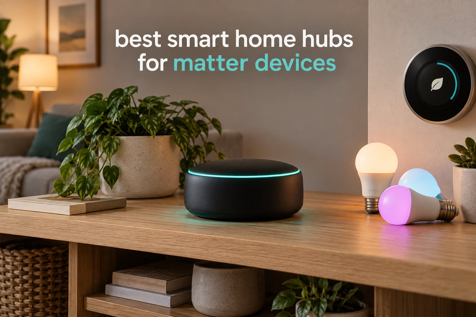 best smart home hubs for matter devices