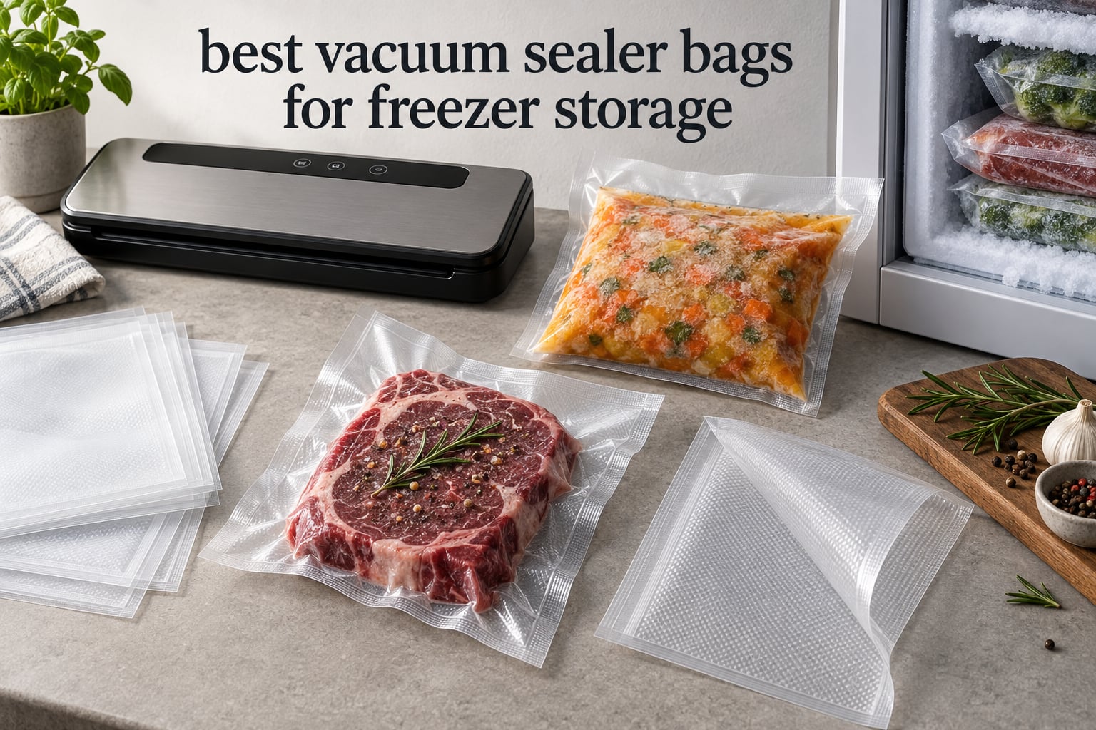 best vacuum sealer bags for freezer storage