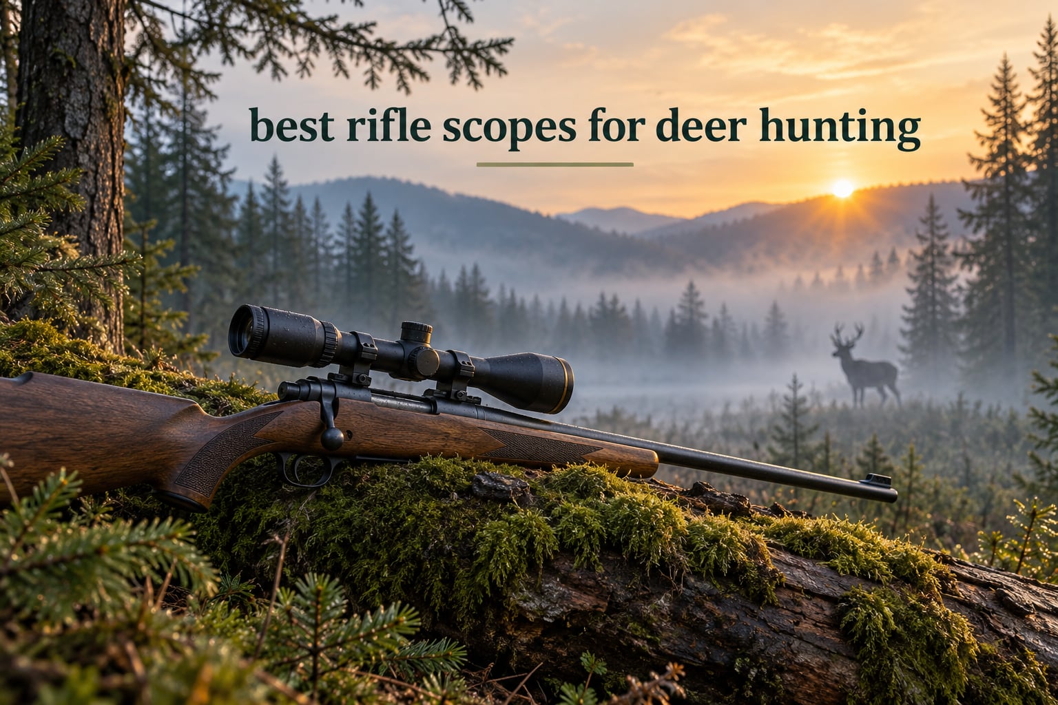 best rifle scopes for deer hunting