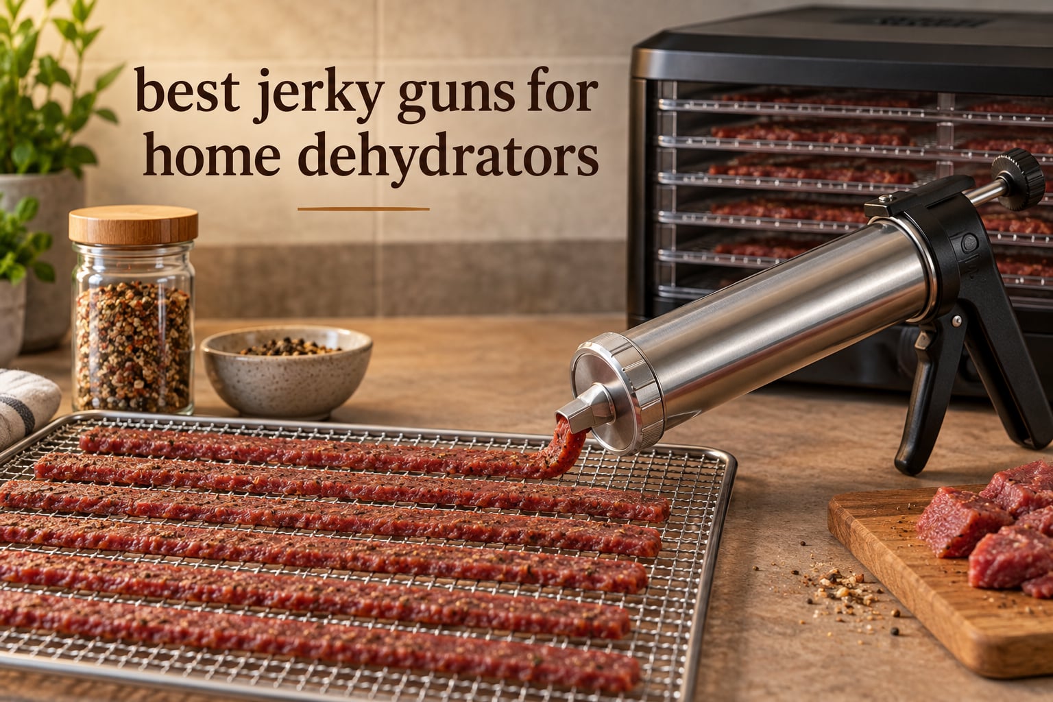 best jerky guns for home dehydrators