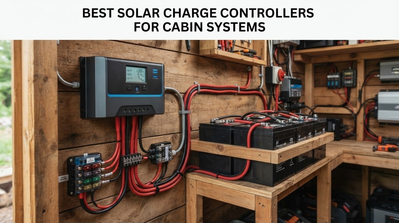 best solar charge controllers for cabin systems