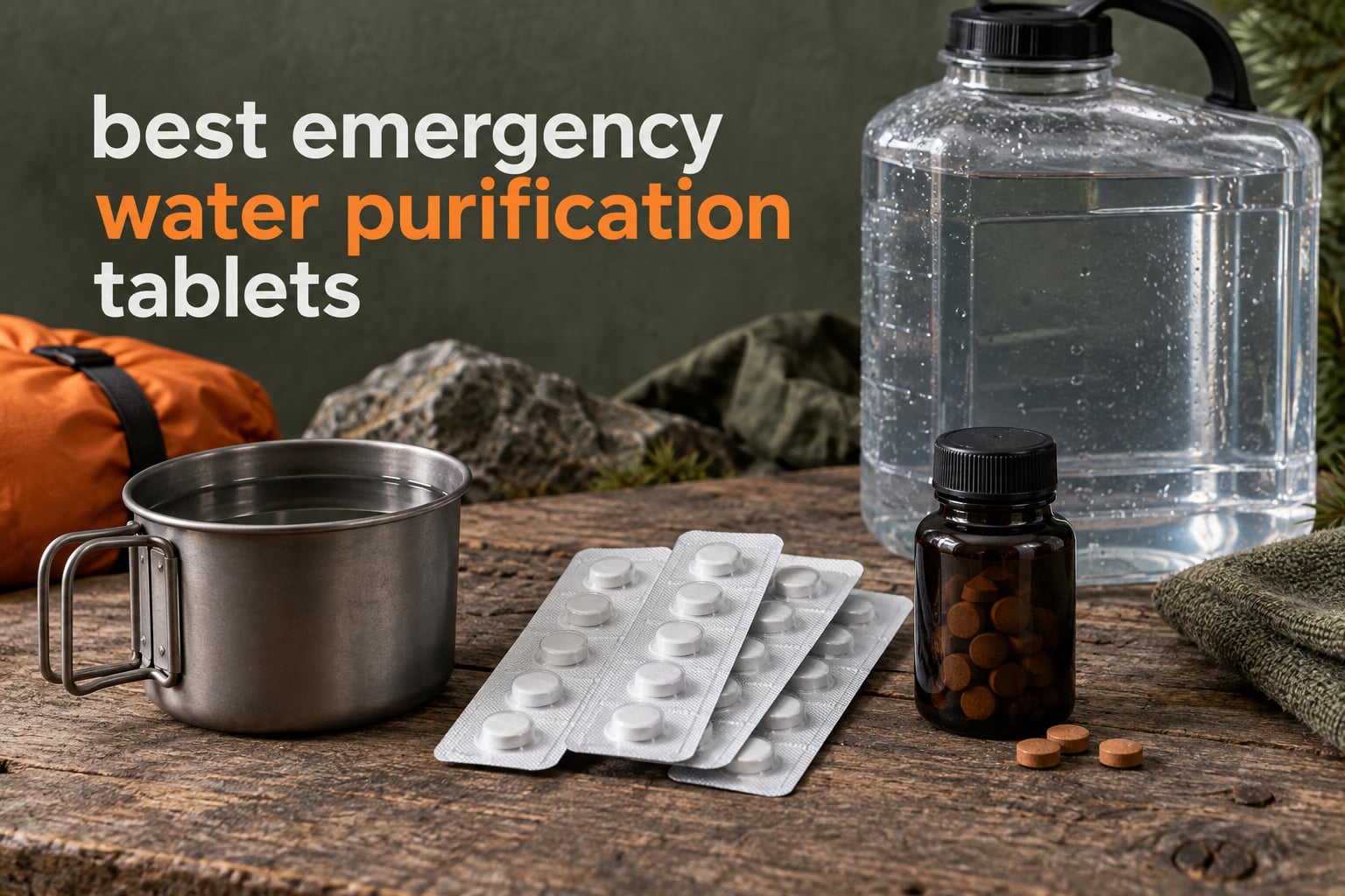best emergency water purification tablets