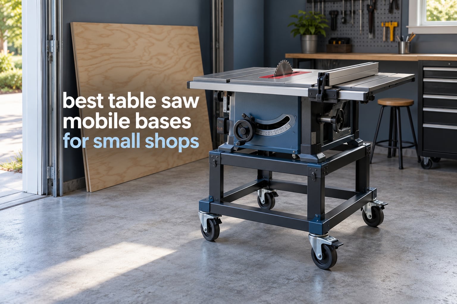 best table saw mobile bases for small shops