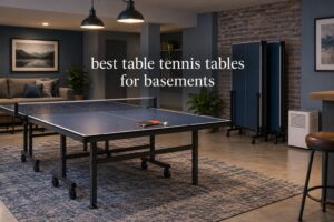 best table tennis tables for basements