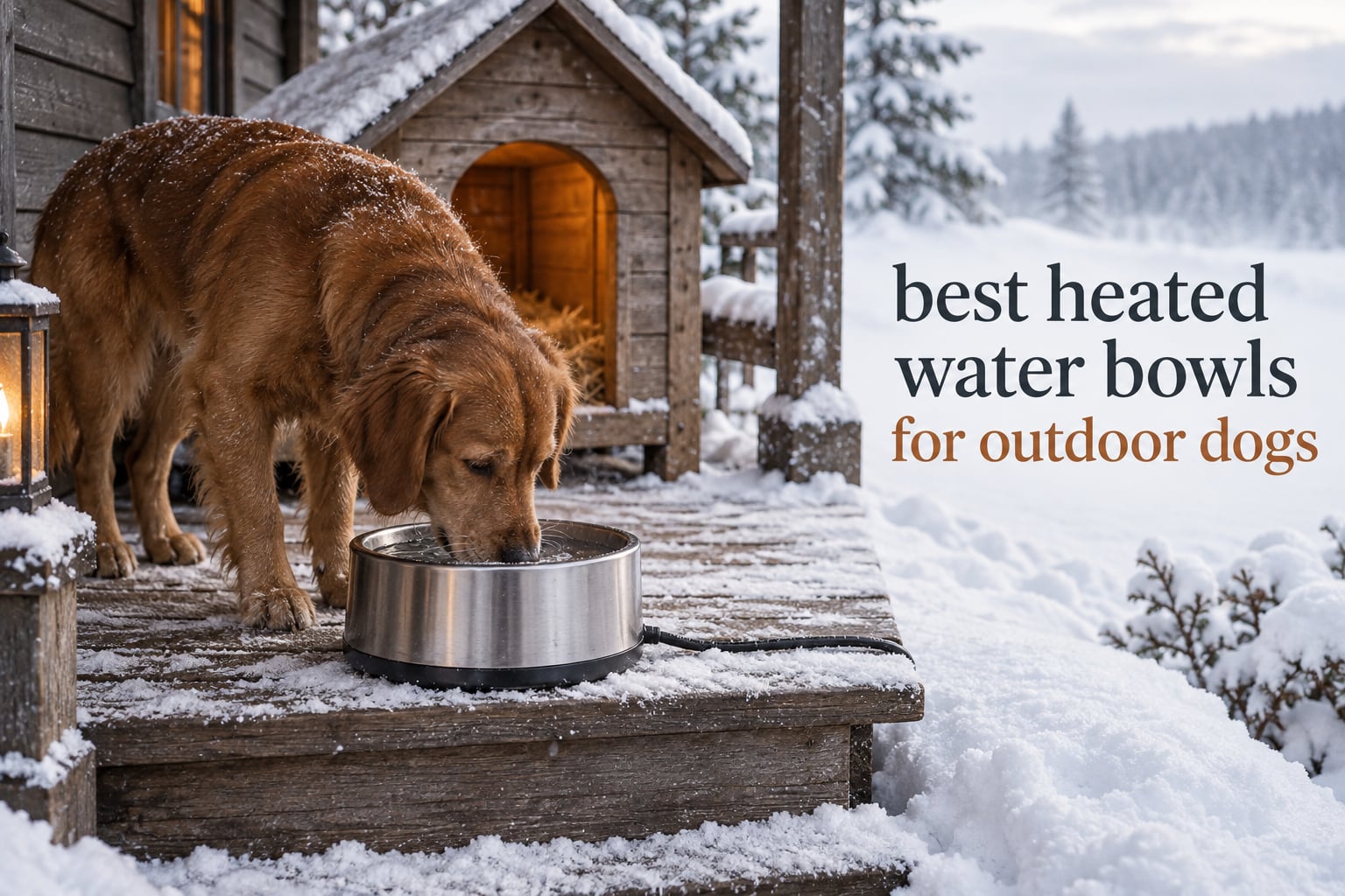 best heated water bowls for outdoor dogs