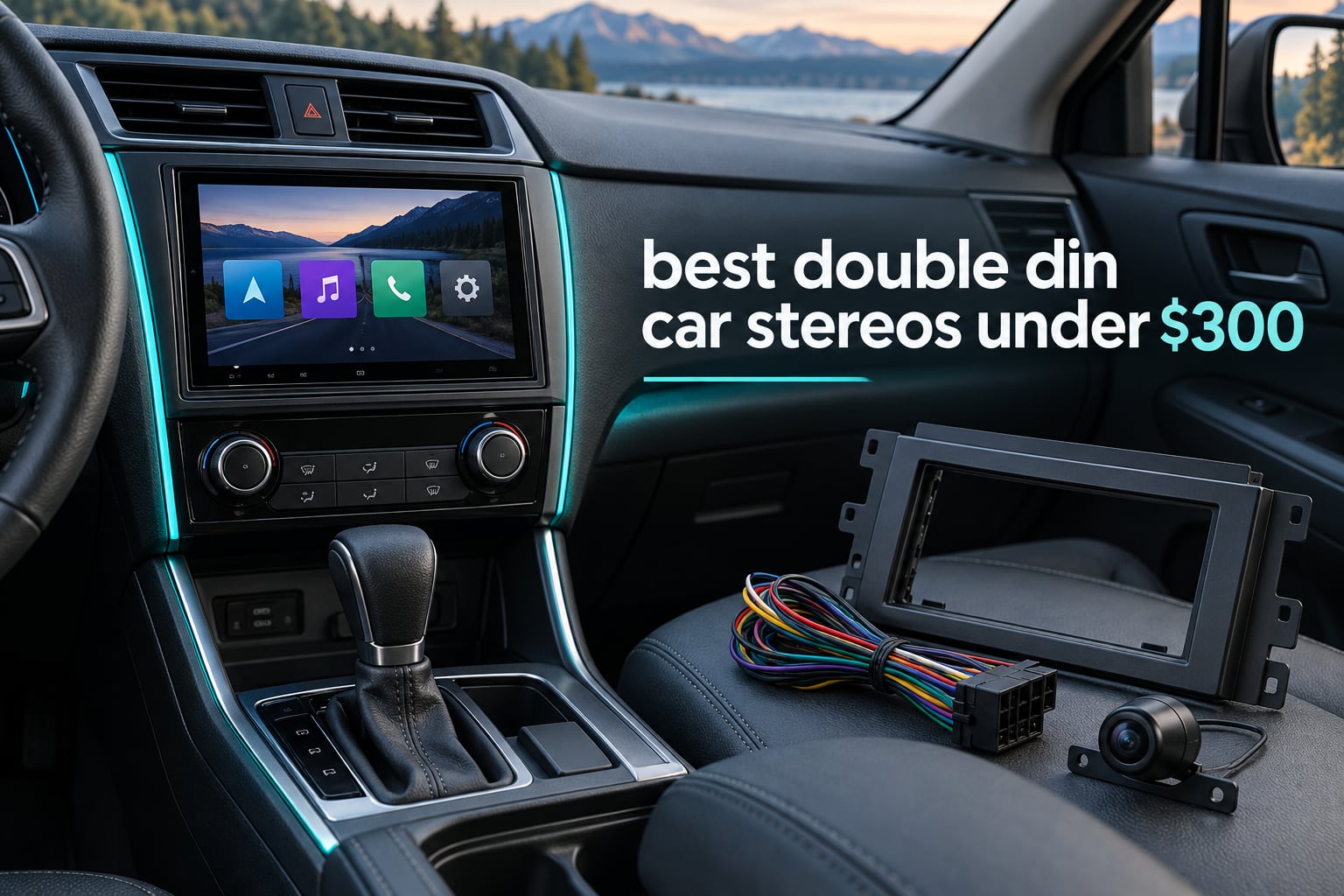 best double din car stereos under $300
