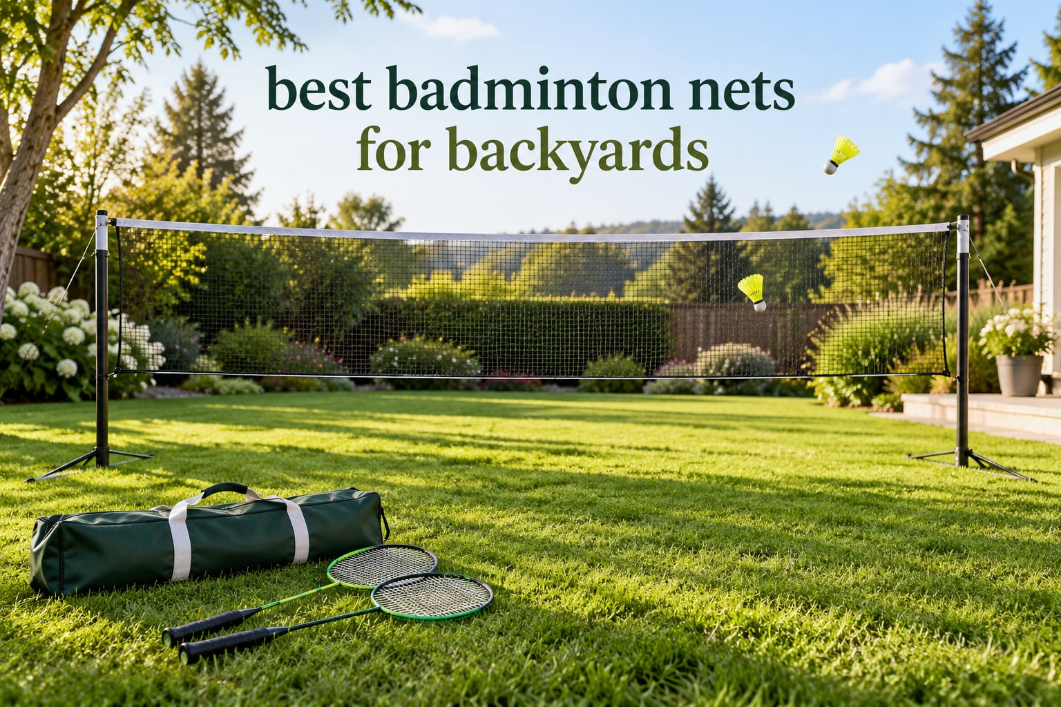 best badminton nets for backyards