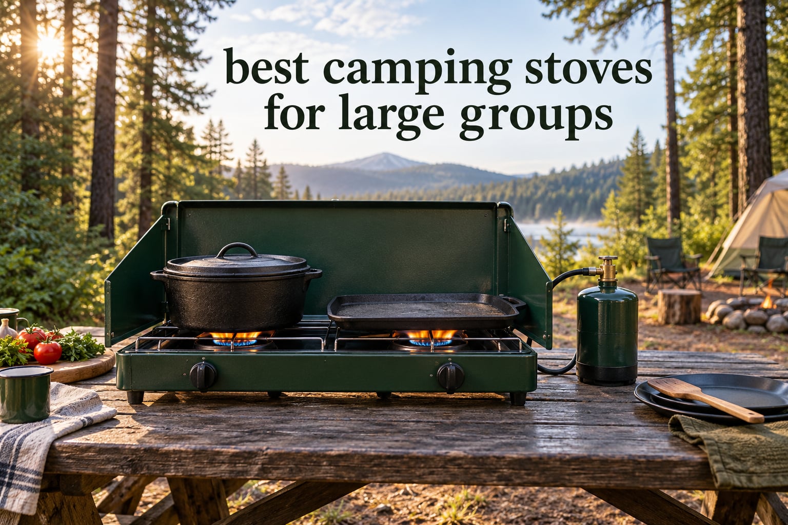 best camping stoves for large groups