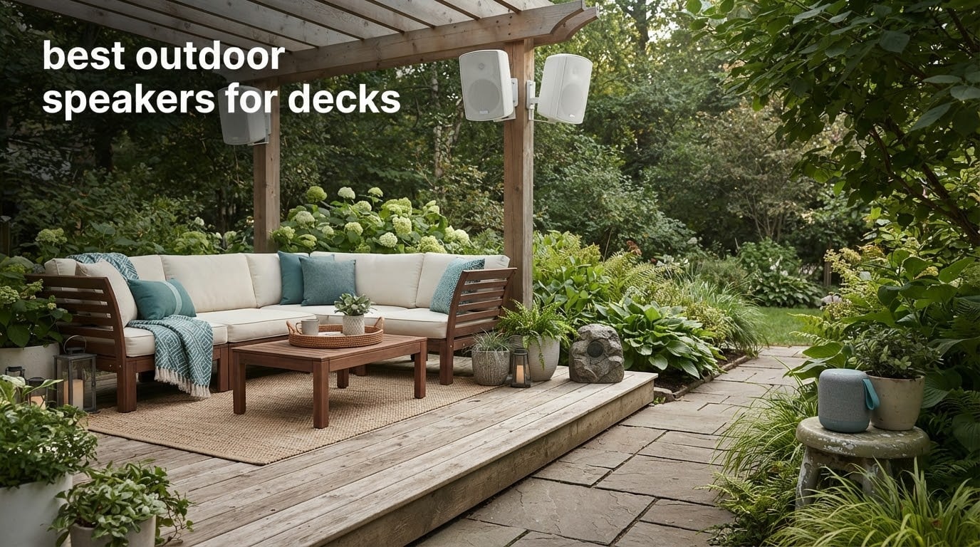 best outdoor speakers for decks