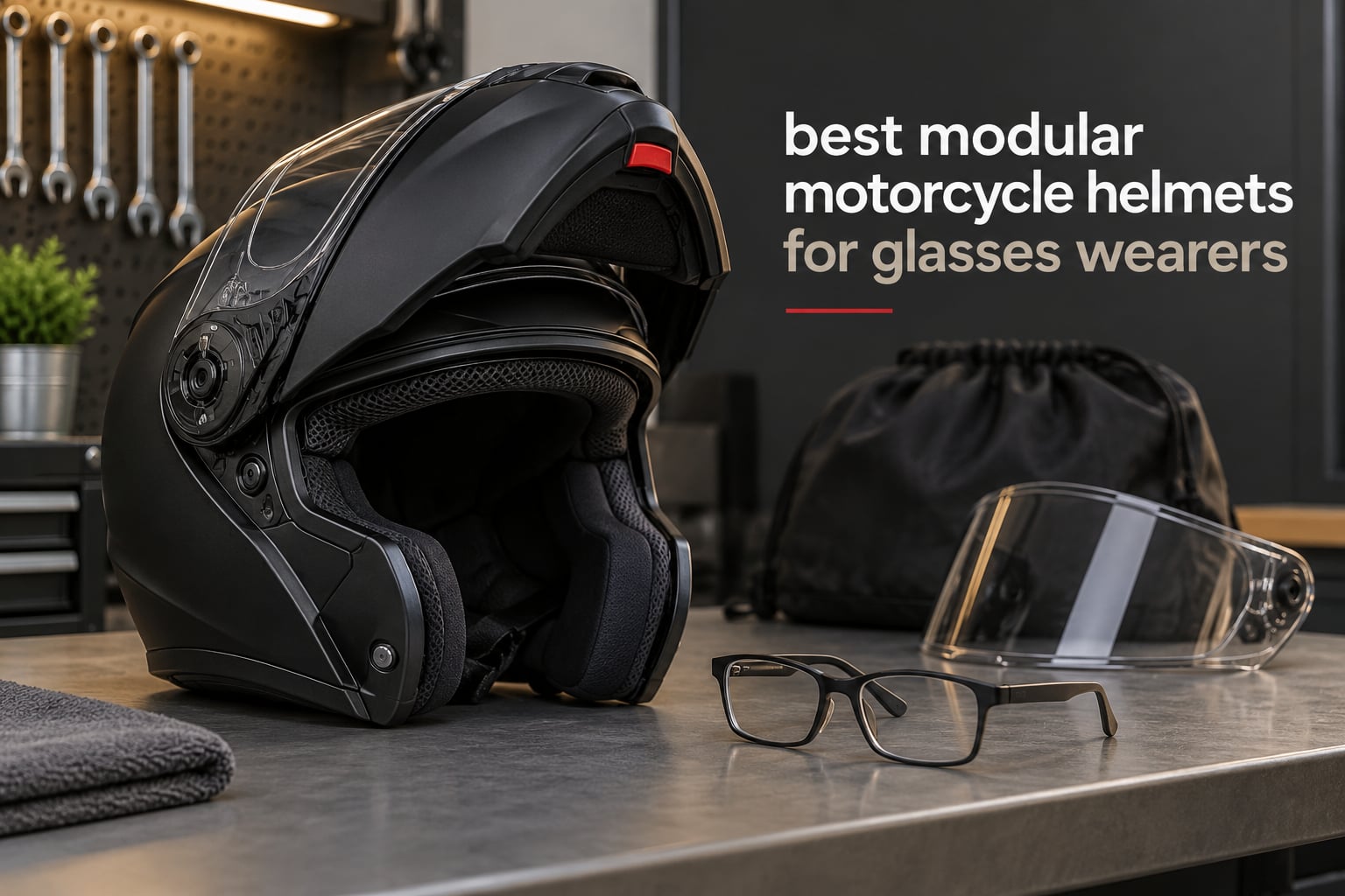 best modular motorcycle helmets for glasses wearers