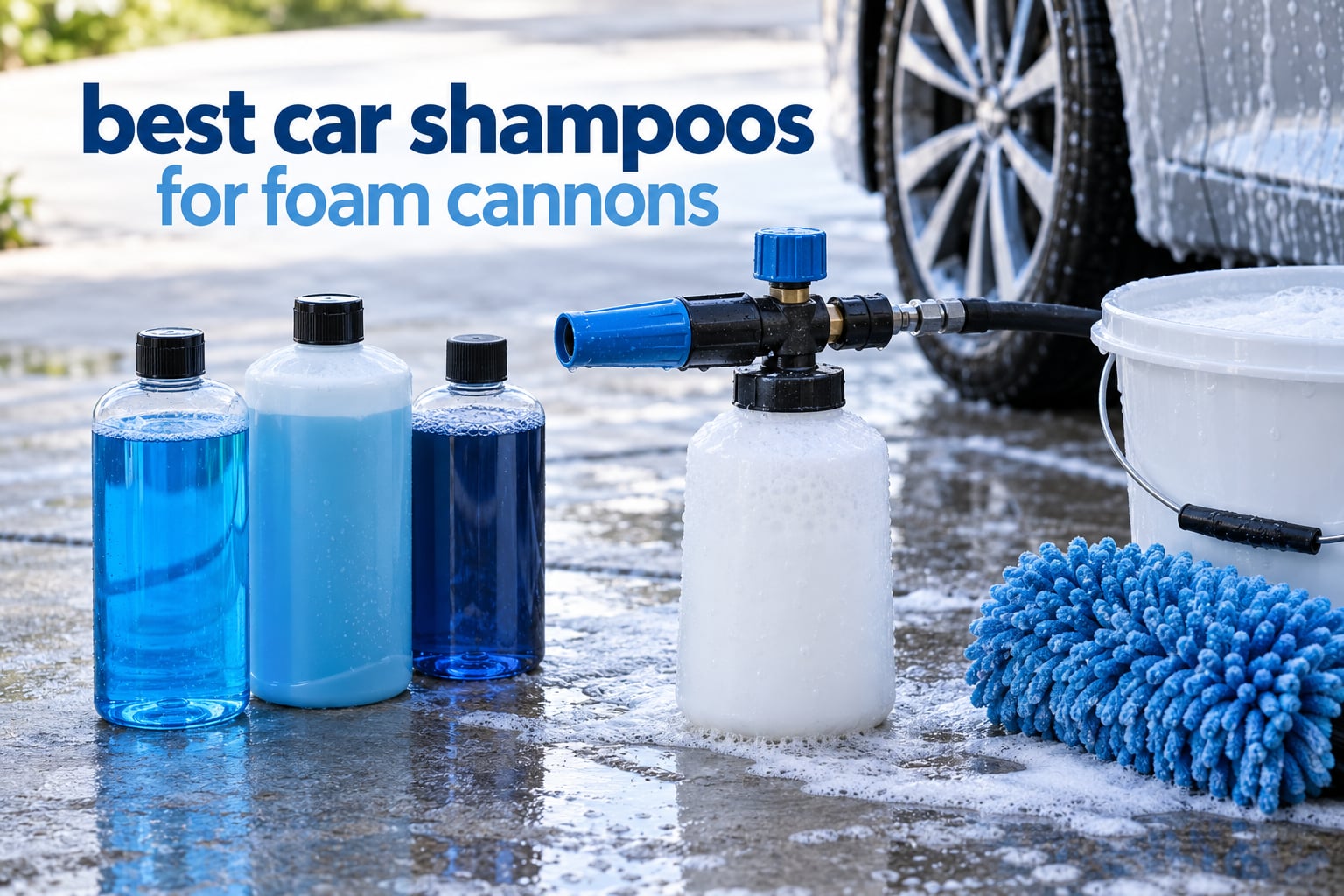 best car shampoos for foam cannons